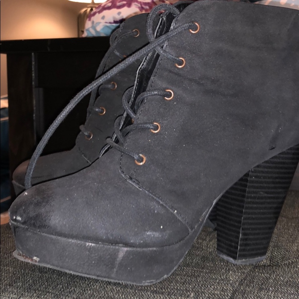 Black booties